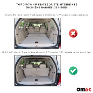Hyundai Santa Fe Trunk Mat - Omac - Black - 2021-2023 Hyundai Santa Fe Trunk Mat - Omac - Black - 2021-2023